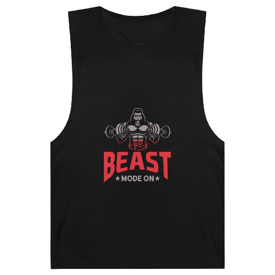 Gorilla Bodybuilding Beast Gym Motivation Barnard Tanks