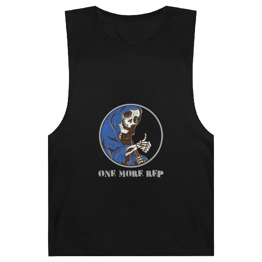 Grim Reaper Weightlifting Gym Workout Humor Barnard Tanks