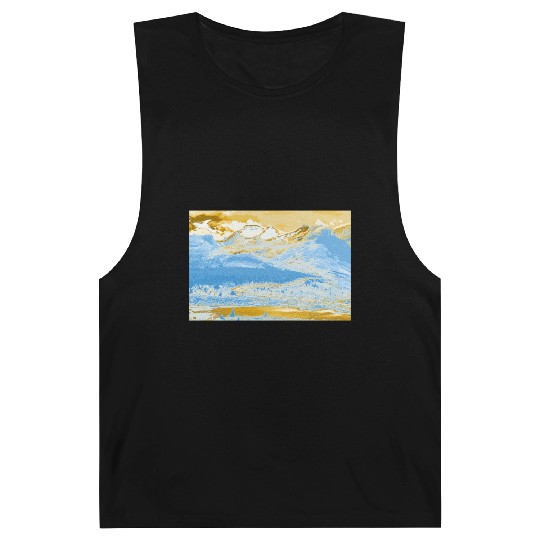 Golden Blue Mountain Lake Barnard Tanks