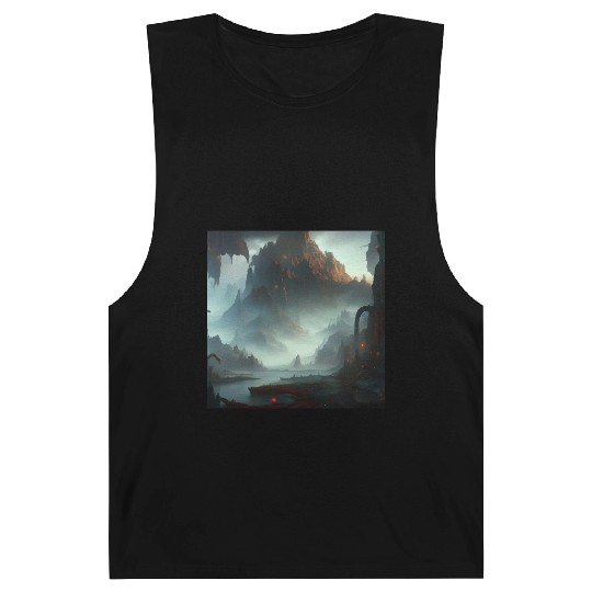 Misty Mountains in a Fantasy Scene Barnard Tanks