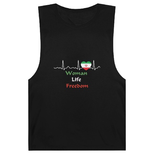 Iran - heartbeat, heart line, woman, life, freedom Barnard Tanks