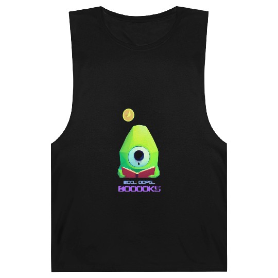 Cute Ghost Book Reading Teacher Funny Halloween Barnard Tanks