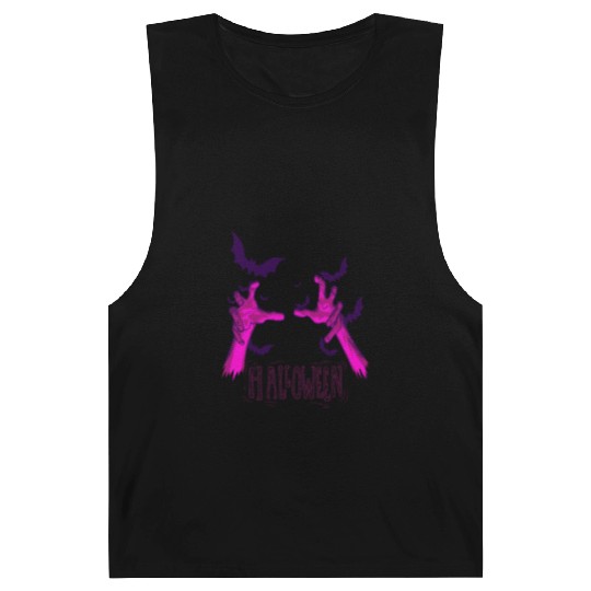 Creepy Zombie Costume Bats Halloween Barnard Tanks