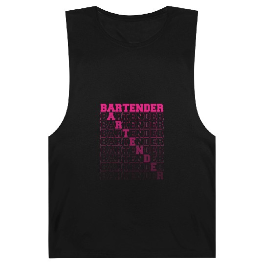 Bartender Typography Graphic Barnard Tanks