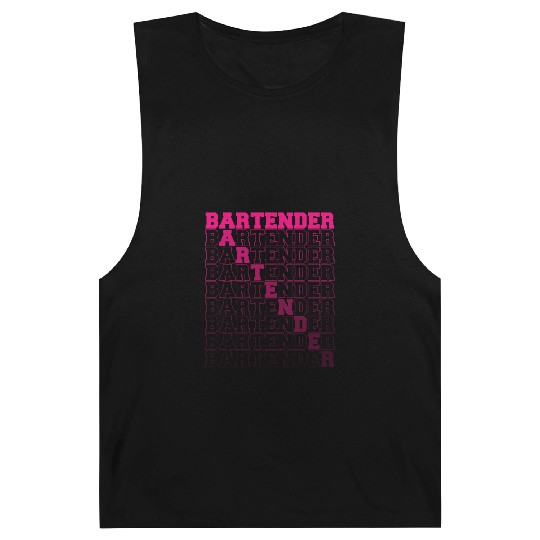 Bartender Typography Graphic Barnard Tanks