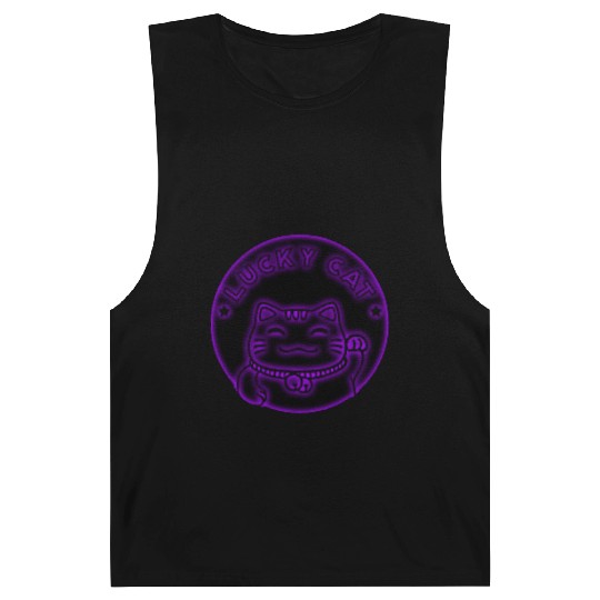 Purple neon lucky cat Barnard Tanks