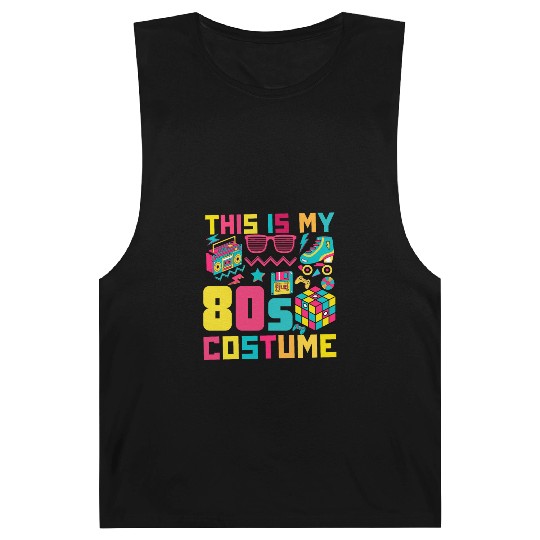 This Is My 80s Costume 90s Party Funny 90s Barnard Tanks