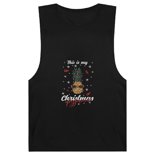 Winter Christmas Pyjama Pineapple Barnard Tanks