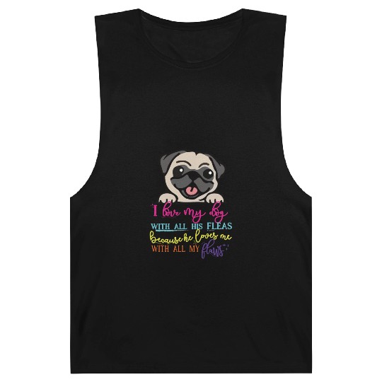 For dog lovers exclusive design with cute phrase Barnard Tanks