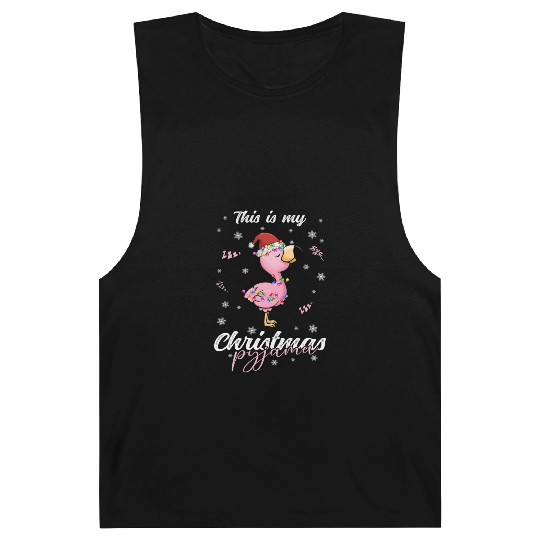 Winter Christmas Pyjama Flamingo Barnard Tanks