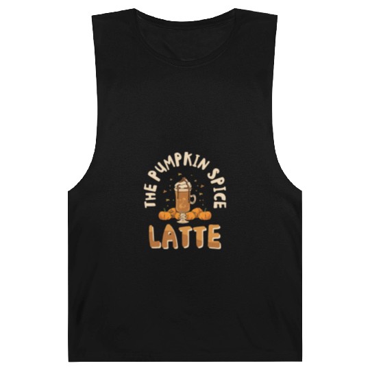 Pumpkin Spice Latte Halloween Coffee Lover Tarot Barnard Tanks