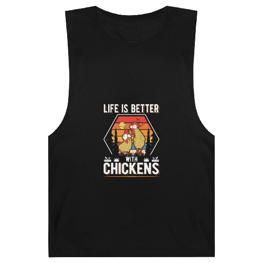 Chickens Farmer Chicken Coop Barnard Tanks