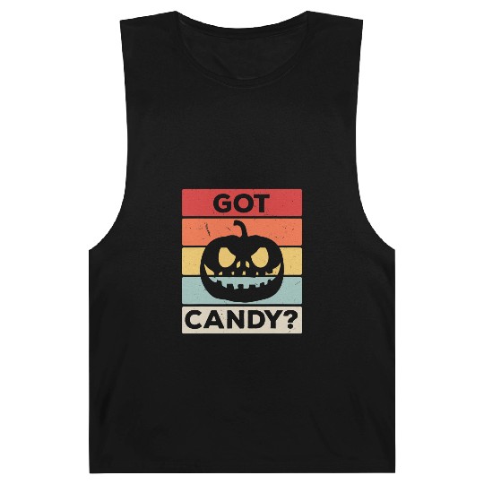 Got Candy Trick Or Treat Pumpkin Jack Barnard Tanks