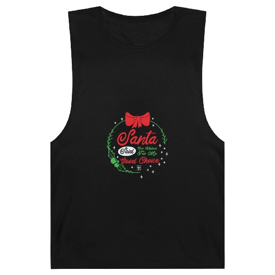 Santa Christmas Wish Holiday Present Pick Up Lines Barnard Tanks