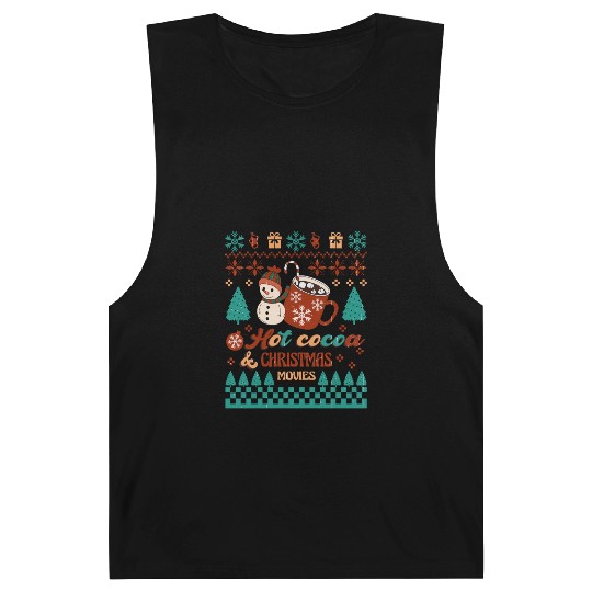 Funny Christmas Hot cocoa christmas movies Barnard Tanks