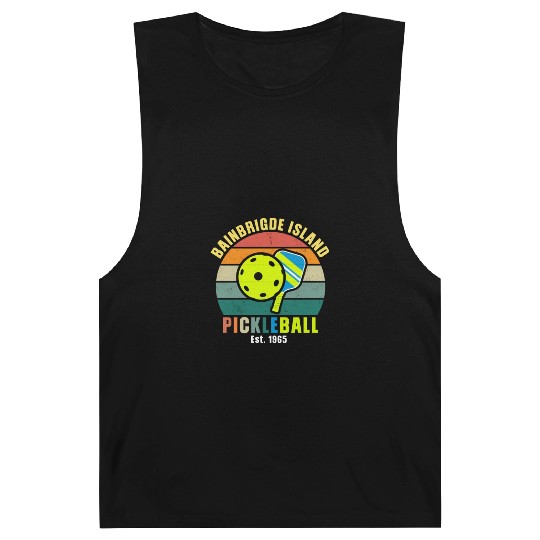 Bainbridge Island pickleball Est 1965 Barnard Tanks