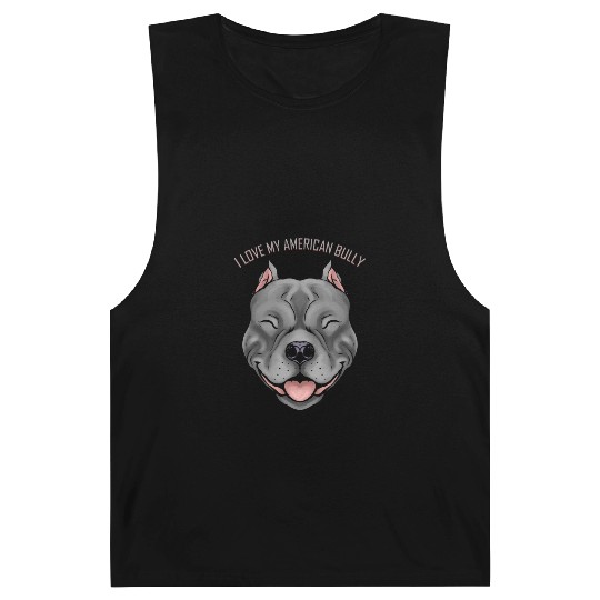 Dog Lover - I Love My American Bully Barnard Tanks
