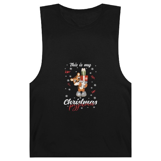Winter Christmas Pyjama Tiger Barnard Tanks