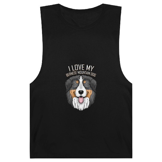 Dog Lover - I Love My Bernese Mountain Dog Barnard Tanks