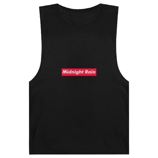 Midnight Rain red boxx Text Gift Music Fan Lover Barnard Tanks