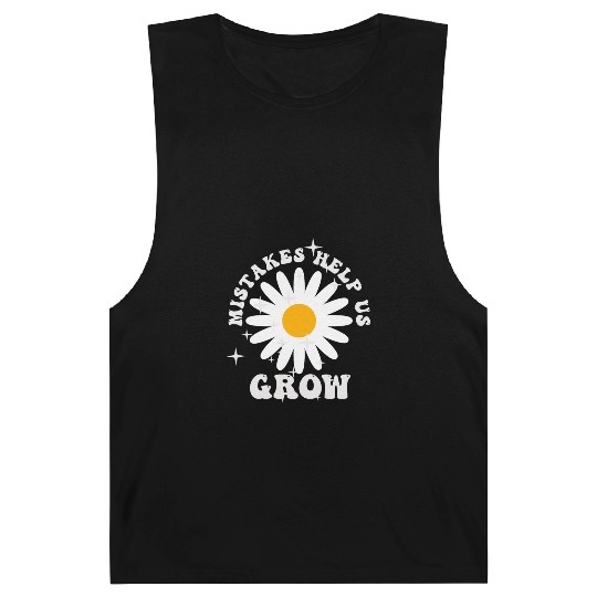 Mistakes Help Us Grow Back To School Motivational Barnard Tanks
