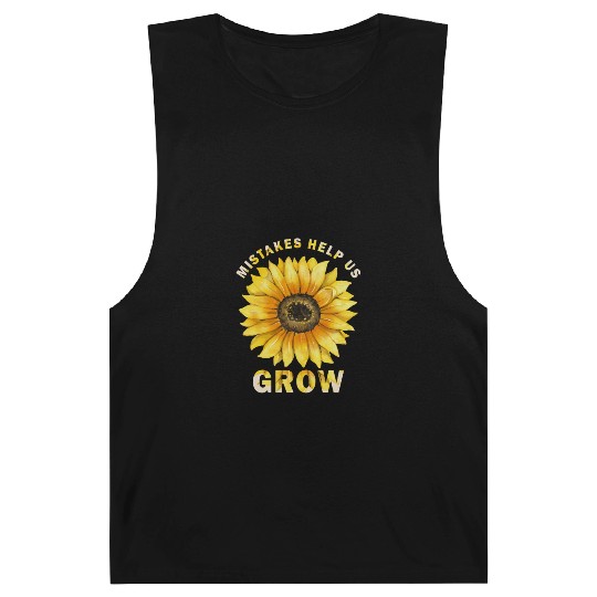 Mistakes Help Us Grow Back To School Motivational Barnard Tanks
