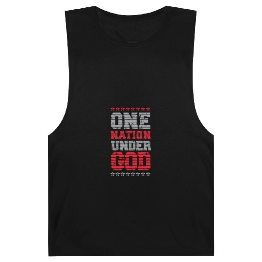 One Nation Under God USA American US America Barnard Tanks