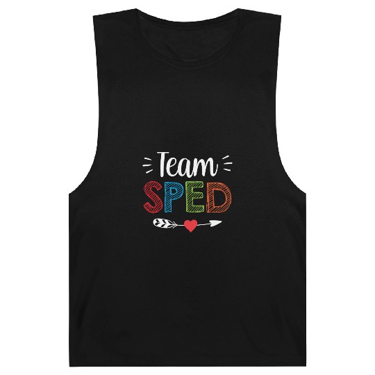 Team Sped Teacher Special Education Awareness Barnard Tanks