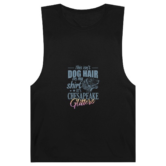 This isn't Dog Hair It's Chesapeake Glitters Barnard Tanks