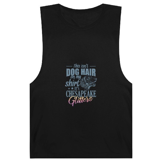 This isn't Dog Hair It's Chesapeake Glitters Barnard Tanks