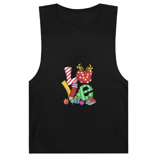 Love Teacher Math Christmas Teacher Life Matching Barnard Tanks