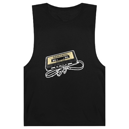 Drum and Bass Music Lover Gift Old Cassette Tape B Barnard Tanks