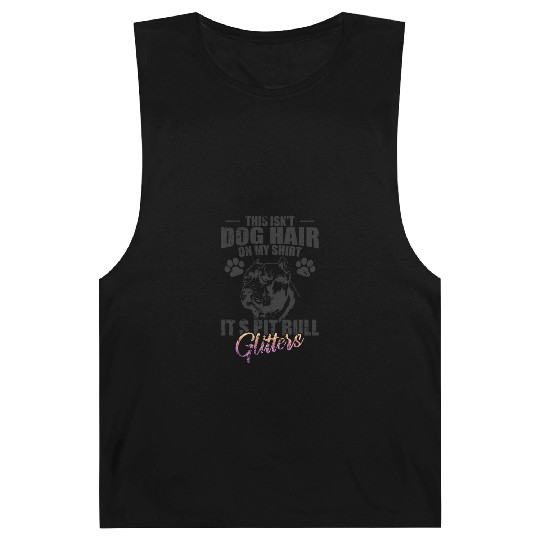 This isn't Dog Hair on me, It's Pit Bull Glitters Barnard Tanks