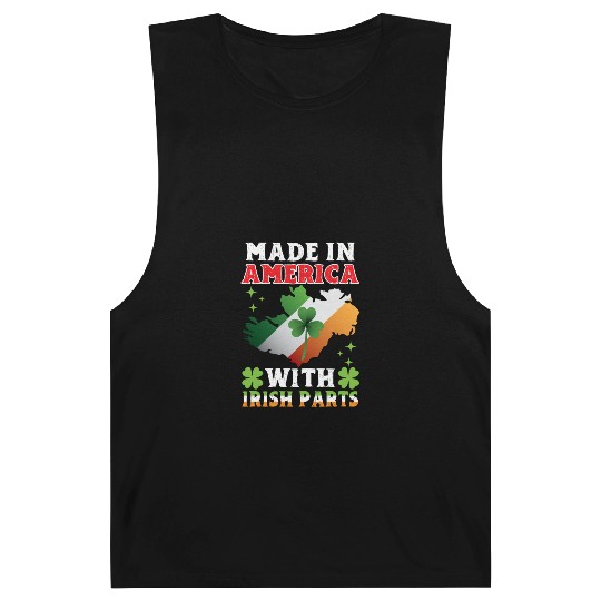 Made In America With Irish Parts Ireland Gaelic Barnard Tanks