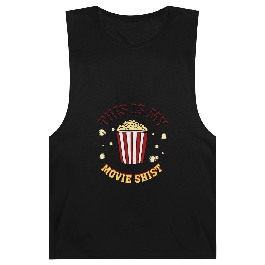 I'm Just Here For The Popcorn Cinama Movie Theater Barnard Tanks