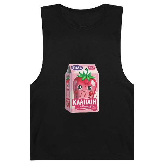 Strawberry Milk Kawaii Barnard Tanks