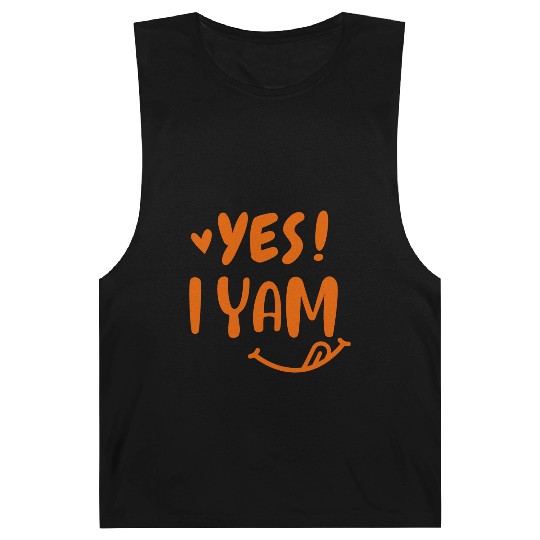 I yam my sweet potato for matching couple Barnard Tanks