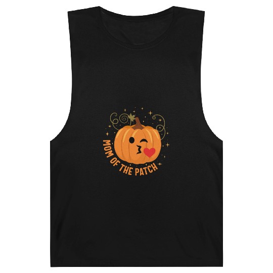 Halloween Barnard Tanks, Mom Of The Patch Cute Pumpkin