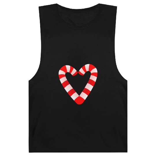 Candy Cane Hearts Barnard Tanks Christmas Xmas Holidays