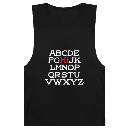HI Alphabet Back To School Pre K Kindergarten Teac Barnard Tanks