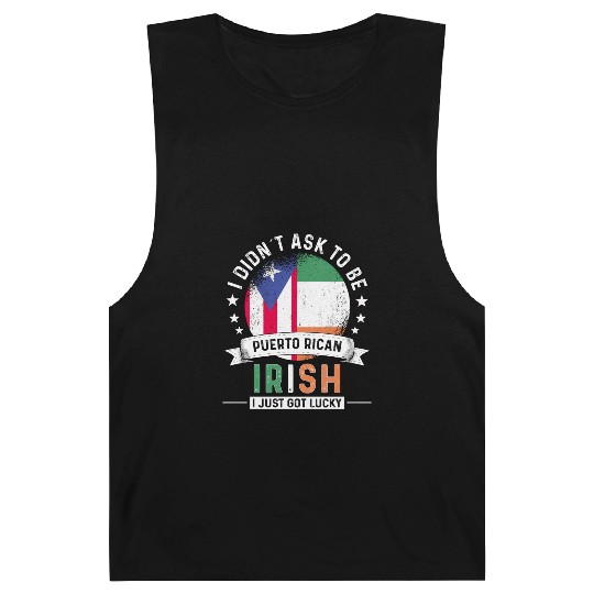 Puerto Rico Flag Ireland Grown Got Lucky Barnard Tanks