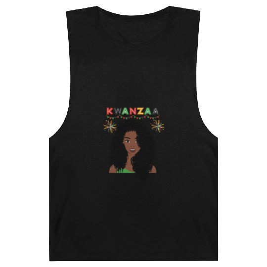 Happy Kwanzaa African Pride Black Woman Barnard Tanks