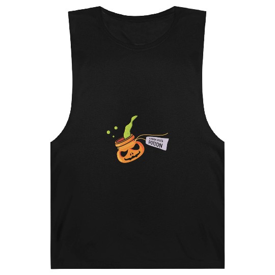 Pumpkin Spice Potion Coffee Enthusiast Halloween Barnard Tanks