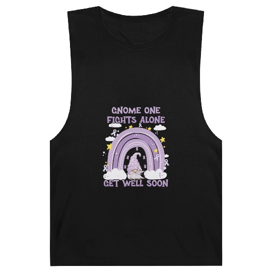 Gnome One Fights Alone Lavender | Fight The Cancer Barnard Tanks