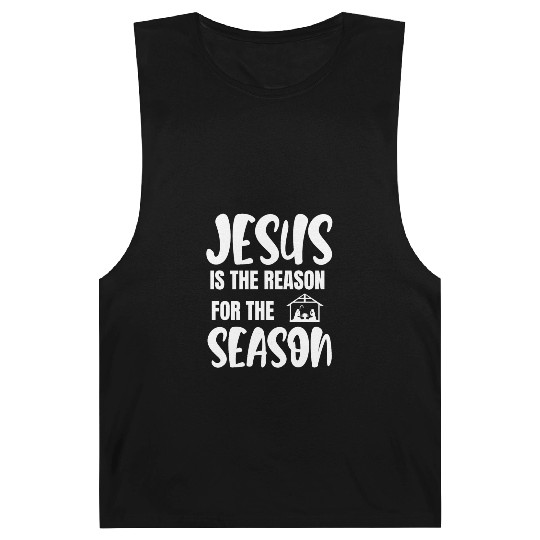 Jesus is the reason for the season faith Barnard Tanks