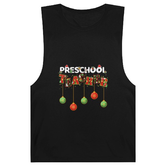 Preschool Teacher Christmas Vibes for Preschool Barnard Tanks