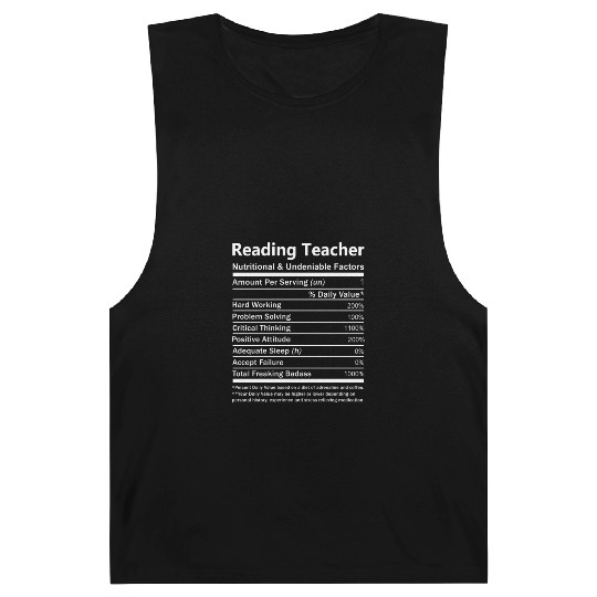 Reading Teacher Barnard Tanks - Nutritional And Undeniab