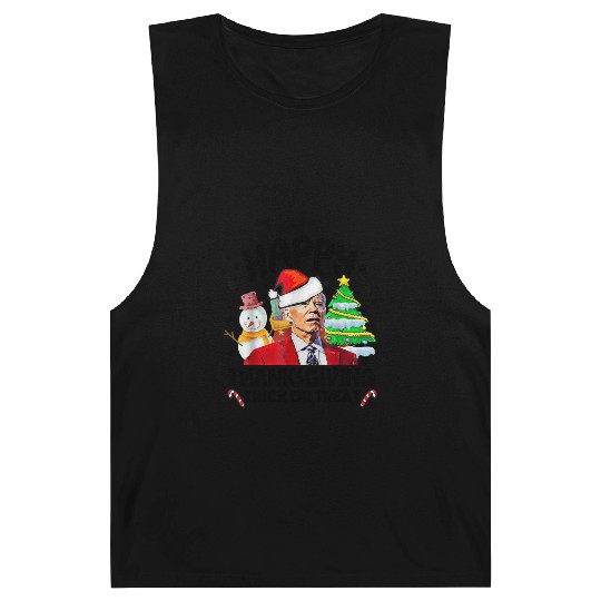 Joe Biden Merry Thanksgiving Trick Or Treat Barnard Tanks