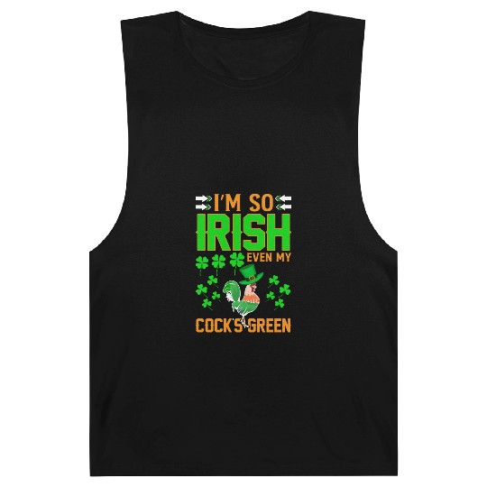 I´m So Irish Even My Cock´s Green Barnard Tanks