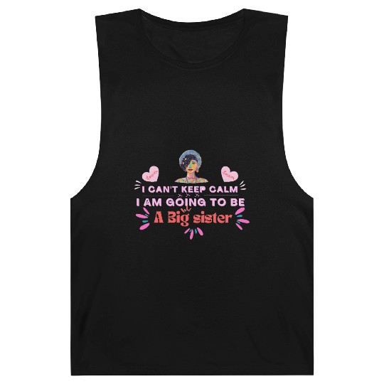 I'm Going To Be A Big Sister , design by roka0000 Barnard Tanks